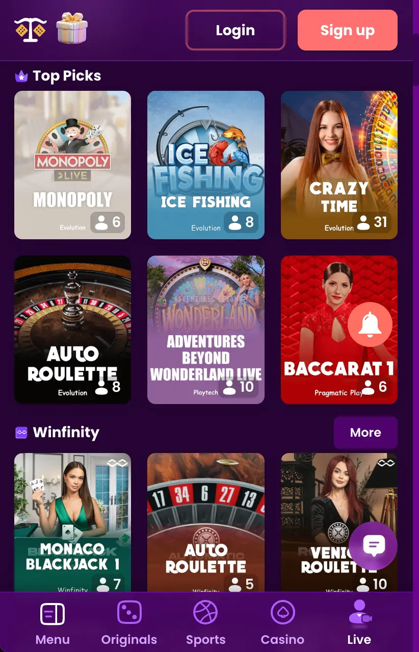 Download Monopoly Live App from TrustDice
