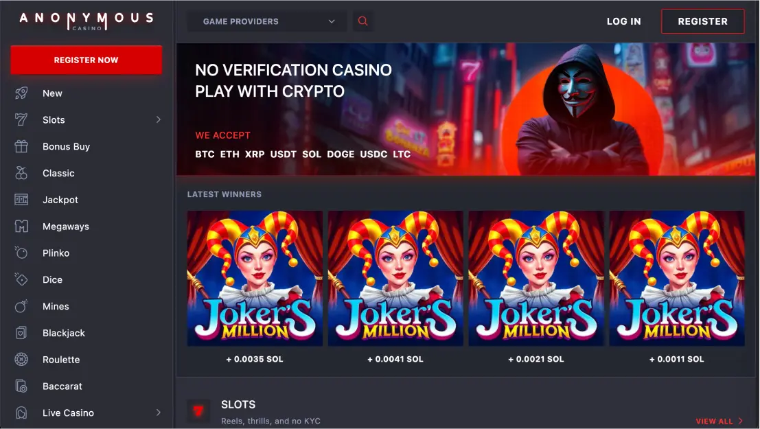 Anonymous Casino