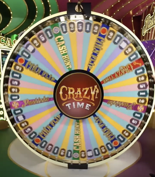 Crazy time wheel
