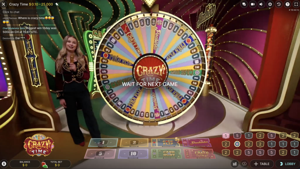 Crazy Time Live Casino Game
