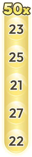 Chance multipliers Line (20x or 50x)