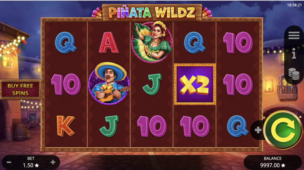 Piñata Wildz Play Screen