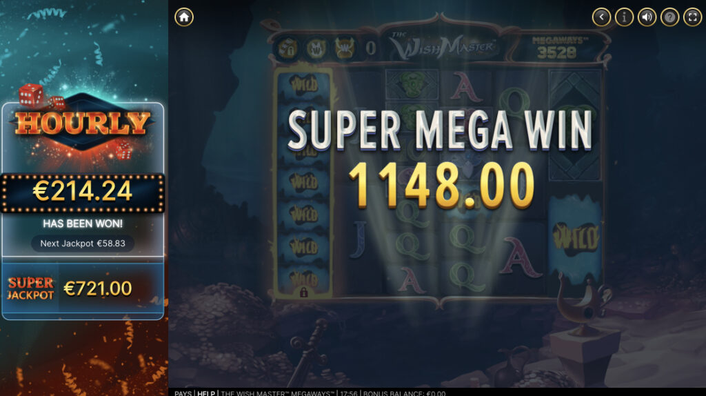 The Wish Master™ Megaways™ slot Super Mega Win