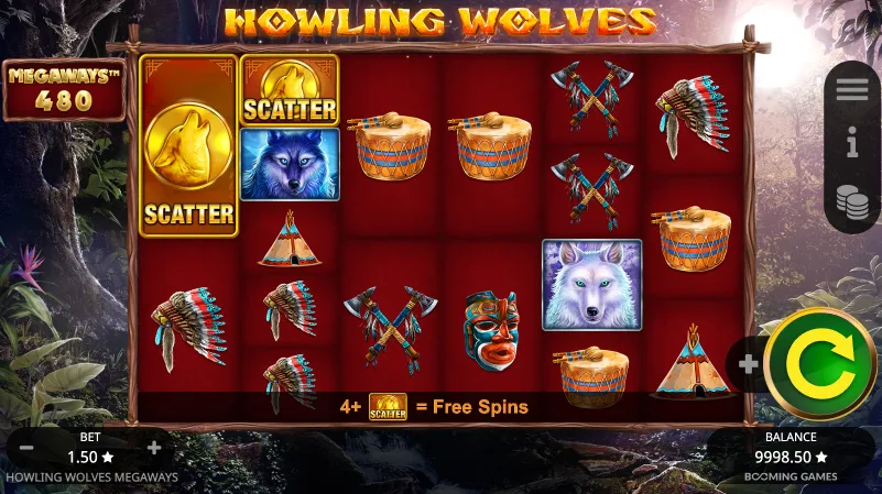 Howling Wolves Megaways Booming Games