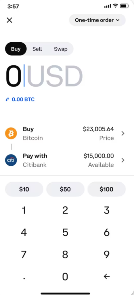 Conibase comprar BTC